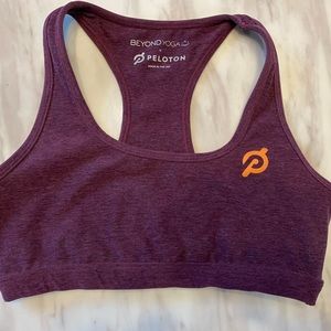 Peloton Beyond Yoga Purple Sports Bra